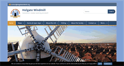 Desktop Screenshot of holgatewindmill.org