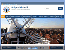 Tablet Screenshot of holgatewindmill.org
